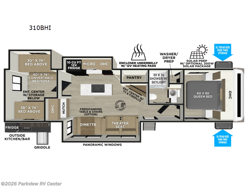New 2026 Forest River Salem Hemisphere 310BHI available in Smyrna, Delaware