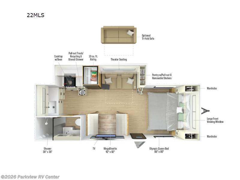 New 2026 Winnebago Thrive 22MLS available in Smyrna, Delaware