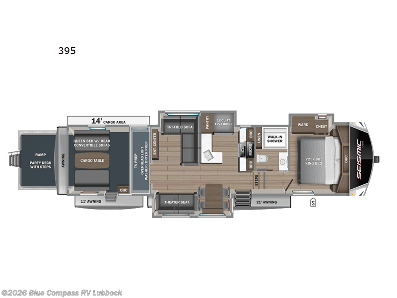 New 2026 Jayco Seismic 395 available in Lubbock, Texas