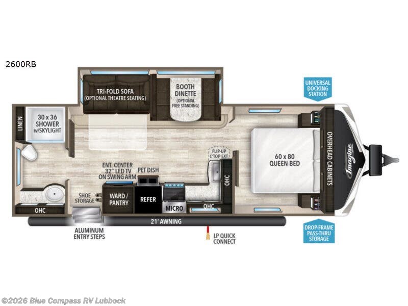 Used 2019 Grand Design Imagine 2600RB available in Lubbock, Texas