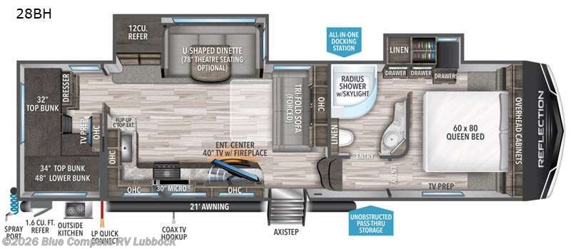 Used 2021 Grand Design Reflection 28BH available in Lubbock, Texas