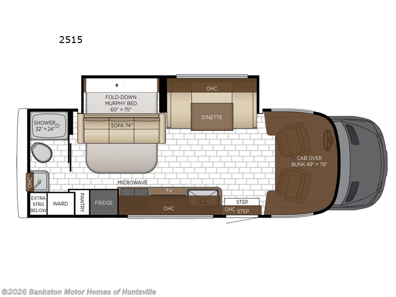 New 2026 Newmar Freedom Aire 2515 available in Huntsville, Alabama