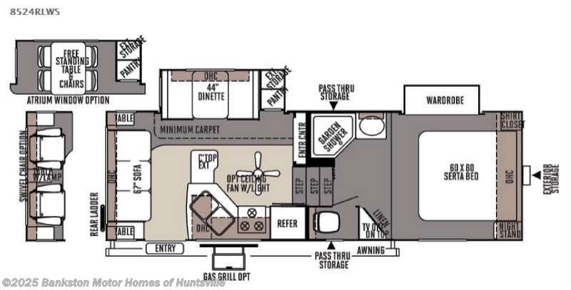 Used 2015 Forest River Flagstaff Classic Super Lite 8524RLWS available in Huntsville, Alabama