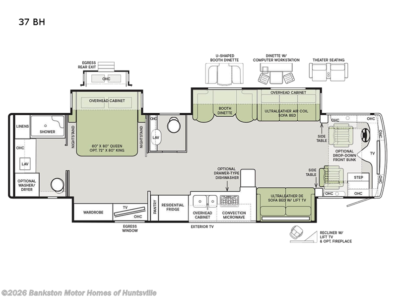 Used 2022 Tiffin Phaeton 37 BH available in Huntsville, Alabama
