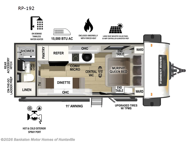 New 2026 Forest River  R Pod RP-192 available in Huntsville, Alabama