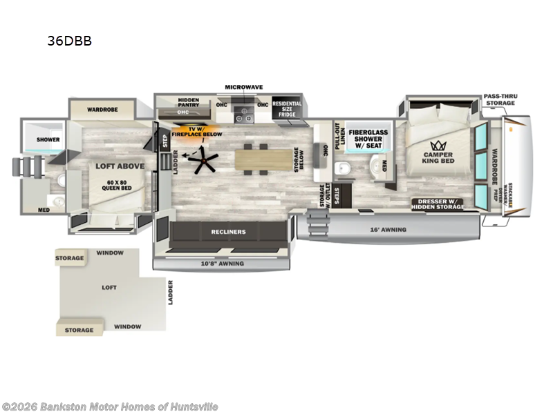 New 2026 Forest River Cherokee Sabre 36DBB available in Huntsville, Alabama