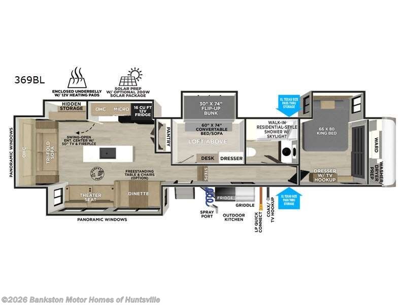 New 2026 Forest River Wildwood Heritage Glen 369BL available in Huntsville, Alabama