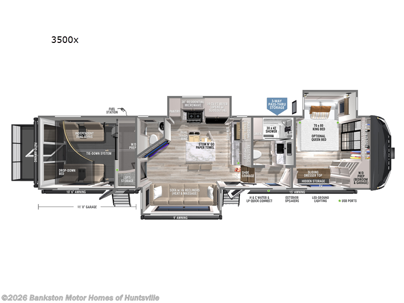New 2026 Brinkley RV  Model Gx 3500x available in Huntsville, Alabama