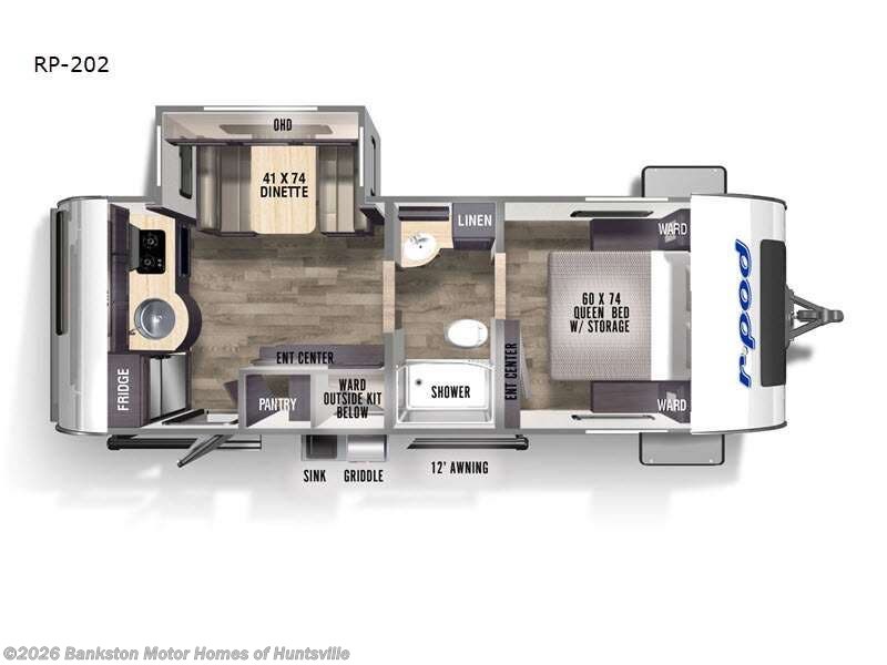 Used 2023 Forest River  R Pod RP-202 available in Huntsville, Alabama