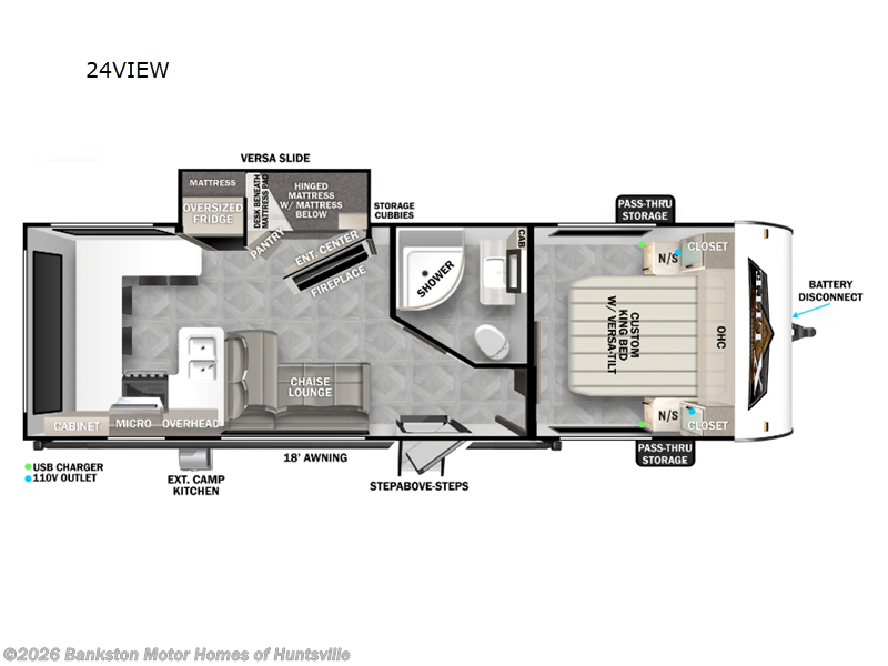 Used 2024 Forest River Wildwood X-Lite 24VIEW available in Huntsville, Alabama