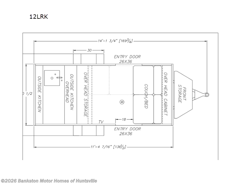 Used 2025 Modern Buggy Trailers Little Buggy 12LRK available in Huntsville, Alabama