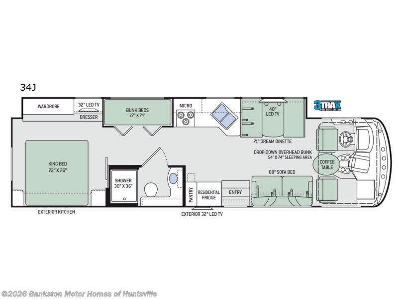 Used 2018 Thor Motor Coach Windsport 34J available in Huntsville, Alabama
