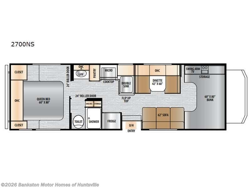 New 2027 East to West Entrada 2700NS available in Huntsville, Alabama
