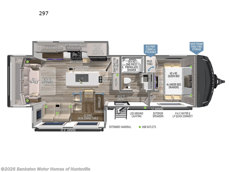 New 2027 Brinkley RV Model Z AIR 297 available in Huntsville, Alabama