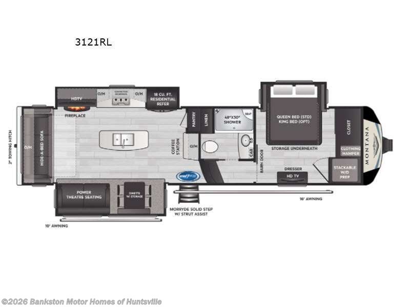 Used 2021 Keystone Montana 3121RL available in Huntsville, Alabama