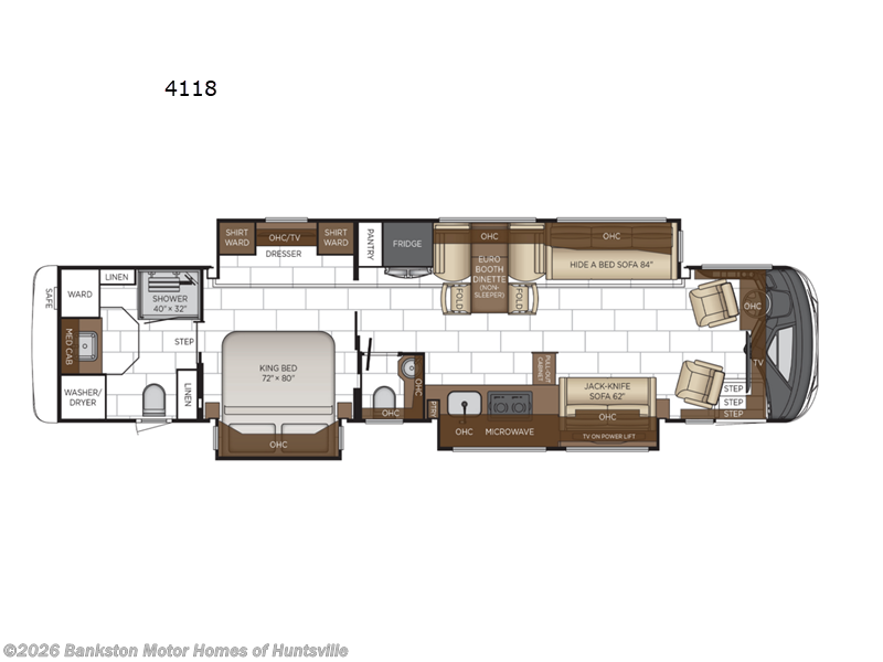 New 2026 Newmar Mountain Aire 4118 available in Huntsville, Alabama