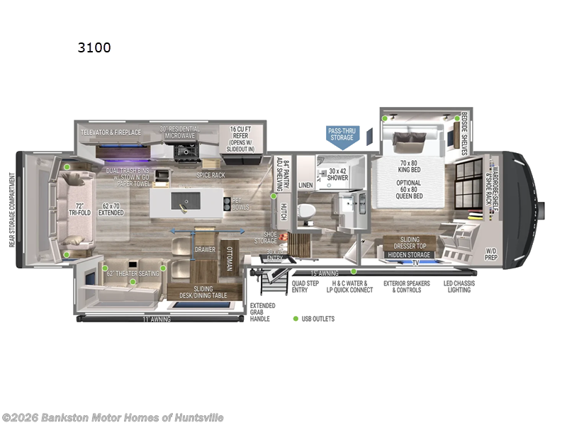 New 2027 Brinkley RV Model Z 3100 available in Huntsville, Alabama