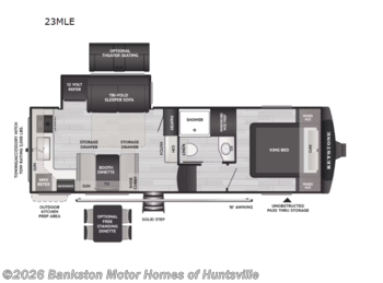 New 2027 Keystone Cougar Half-Ton 23MLE available in Huntsville, Alabama