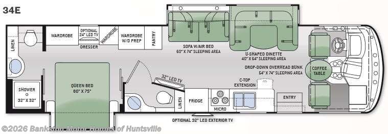 Used 2015 Thor Motor Coach Hurricane 34E available in Huntsville, Alabama