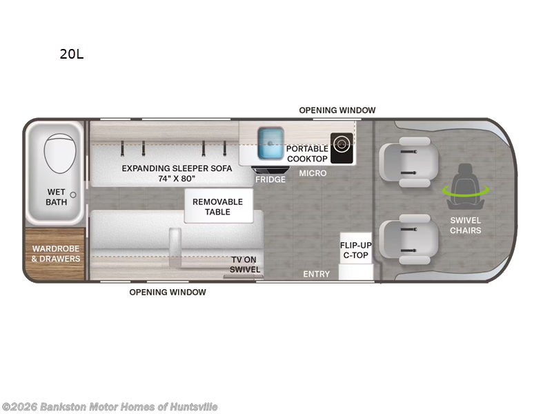 New 2027 Thor Motor Coach Sequence 20L available in Huntsville, Alabama