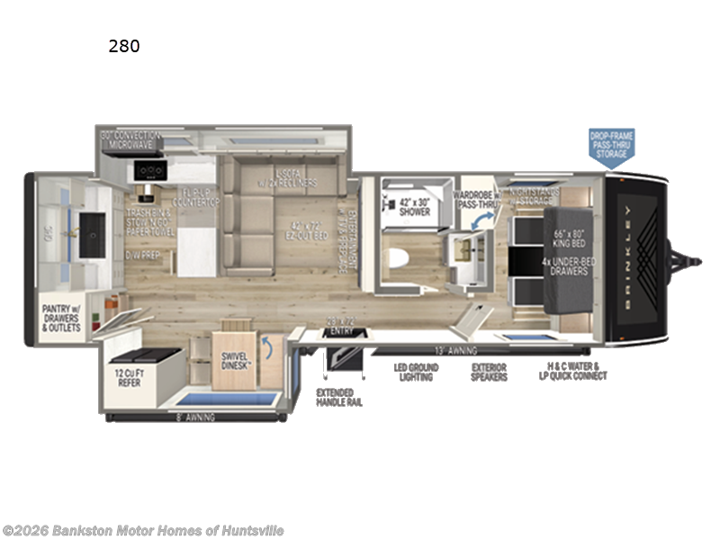 New 2027  Brinkley RV Model I 280 by Brinkley RV from Bankston Motor Homes of Huntsville in Huntsville, AL