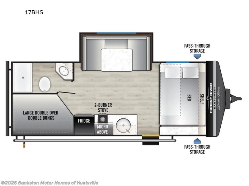 New 2027 East to West Della Terra 17BHS available in Huntsville, Alabama