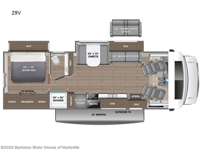 New 2027 Entegra Coach Odyssey 29V available in Huntsville, Alabama
