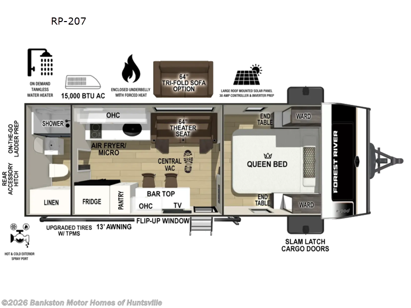 New 2027 Forest River  R Pod RP-207 available in Huntsville, Alabama