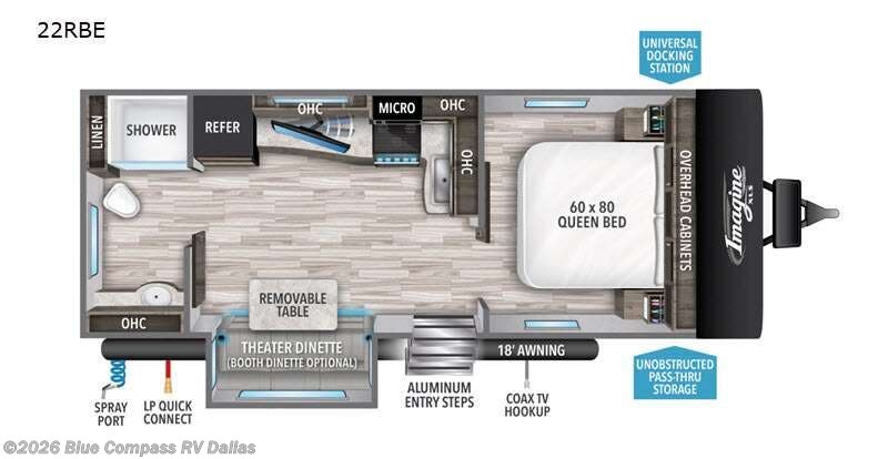Used 2021 Grand Design Imagine XLS 22RBE available in Mesquite, Texas