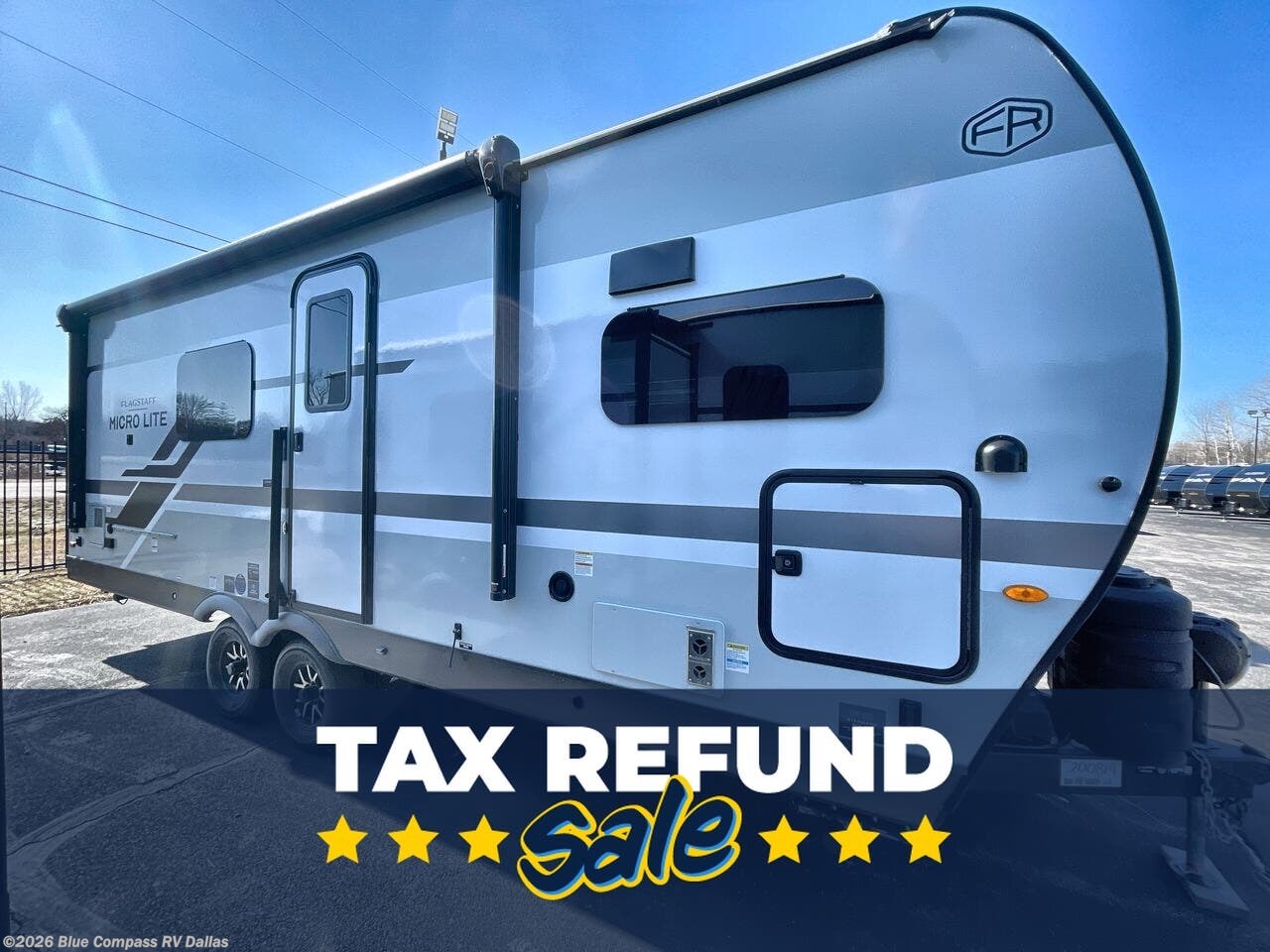 New 2026 Forest River Flagstaff Micro Lite 25MBR available in Mesquite, Texas