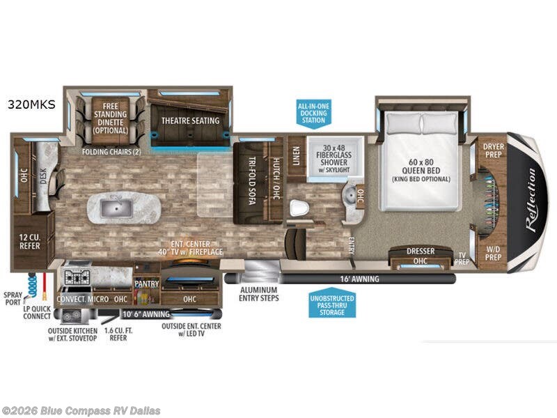 Used 2019 Grand Design Reflection 320MKS available in Mesquite, Texas
