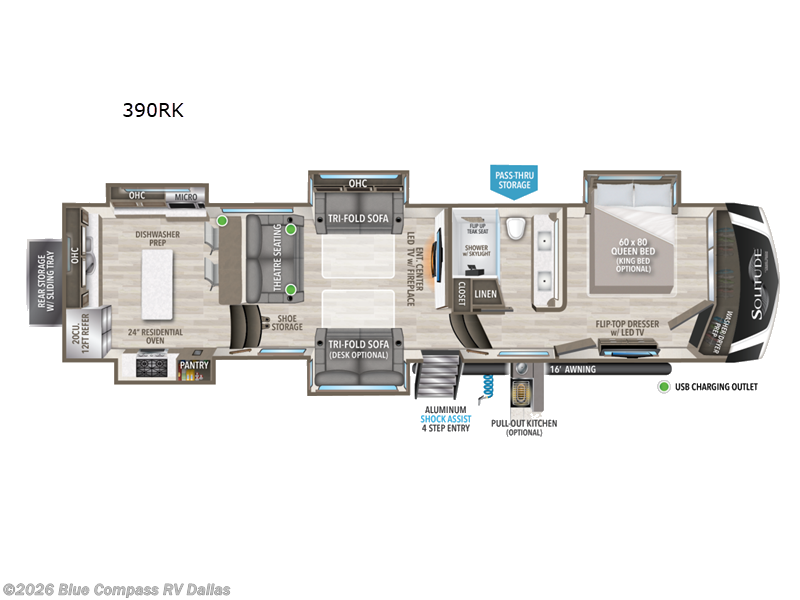 Used 2023 Grand Design Solitude 390RK available in Mesquite, Texas