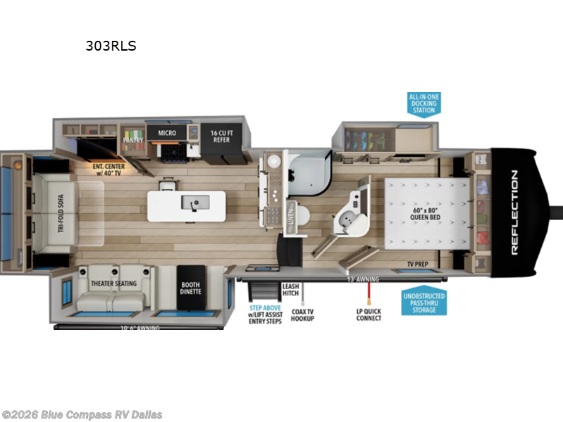 New 2027 Grand Design Reflection 303RLS available in Mesquite, Texas
