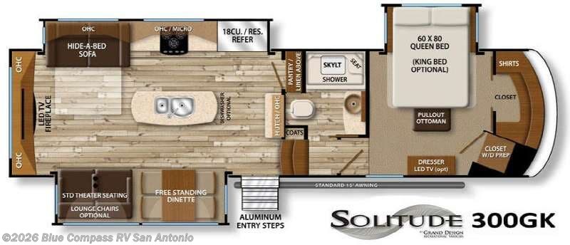 Used 2016 Grand Design Solitude 300GK available in San Antonio, Texas