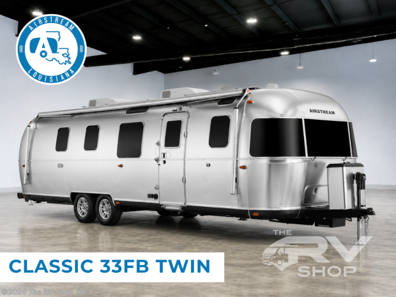 New 2027 Airstream Classic 33FB Twin available in Baton Rouge, Louisiana