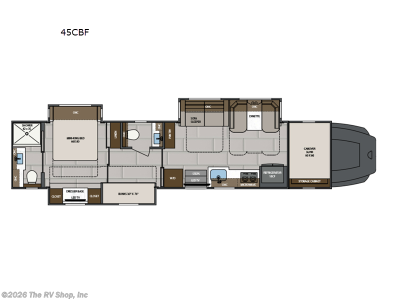 New 2026 Renegade RV Classic Renegade  45CBF available in Baton Rouge, Louisiana