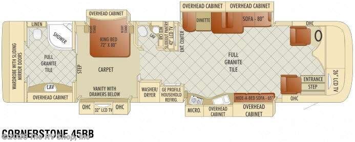 Used 2011 Entegra Coach Cornerstone 45RB available in Baton Rouge, Louisiana
