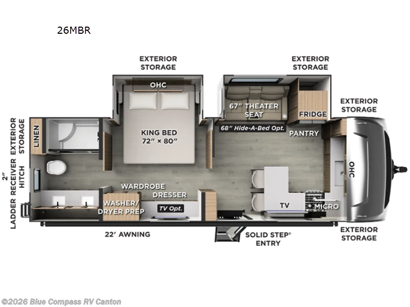 New 2027 Forest River Flagstaff Super Lite 26MBR available in Wills Point, Texas