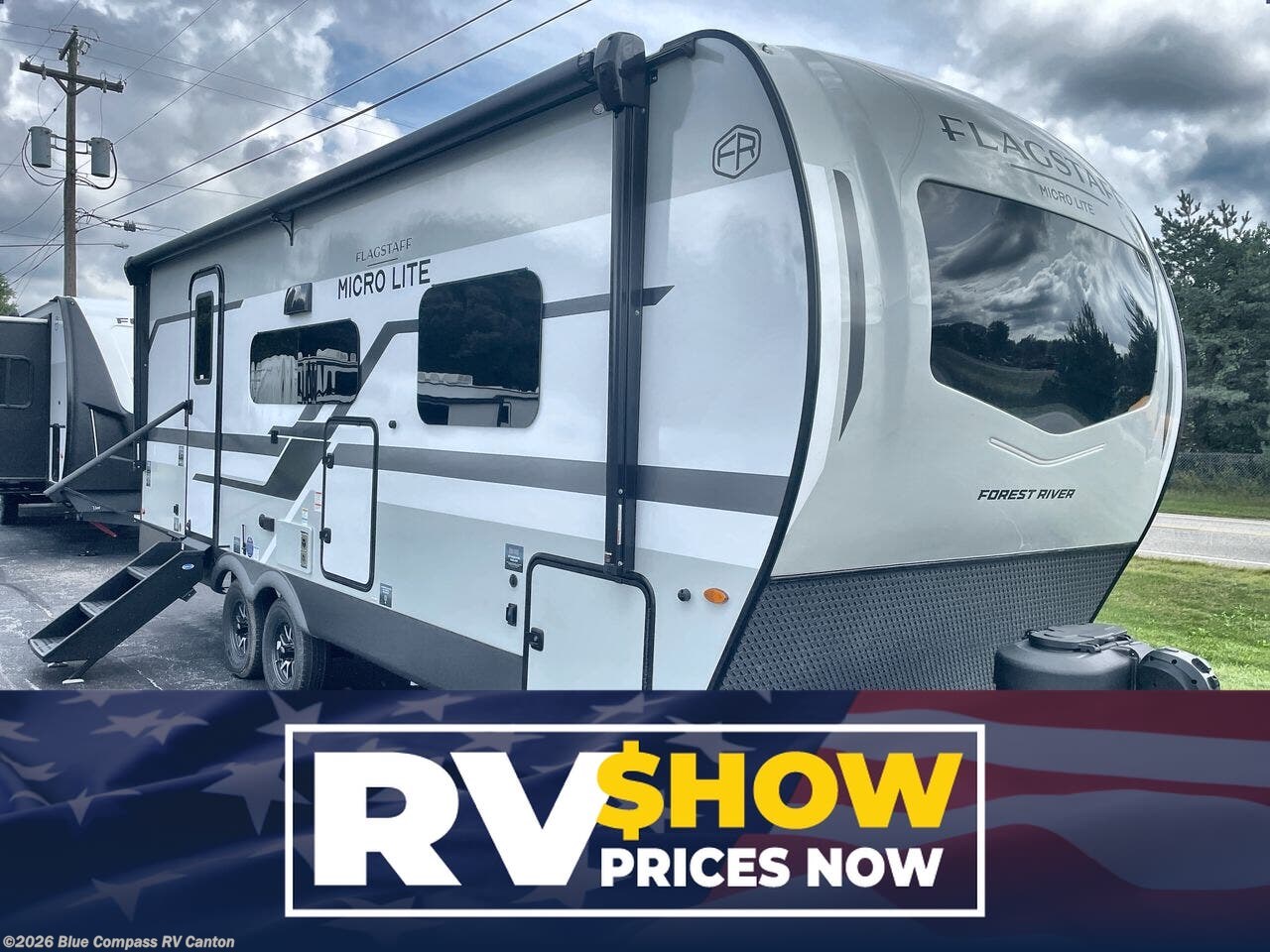 New 2027  Forest River Flagstaff Micro Lite 25SRB by Forest River from Blue Compass RV Canton in Wills Point, TX