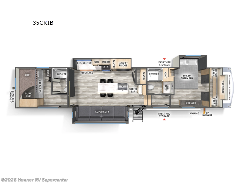 New 2026 Forest River Cardinal 35CRIB available in Baird, Texas