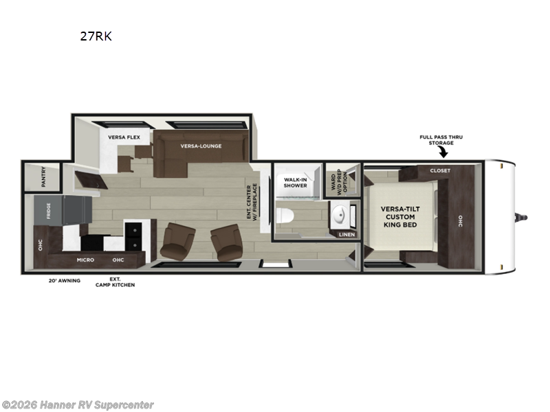 New 2026 Forest River Wildwood 27RK available in Baird, Texas