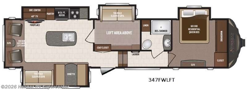 Used 2017 Keystone Sprinter 347FWLFT available in Baird, Texas