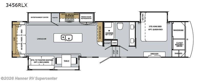 Used 2020 Forest River Cardinal Luxury 3456RLX available in Baird, Texas