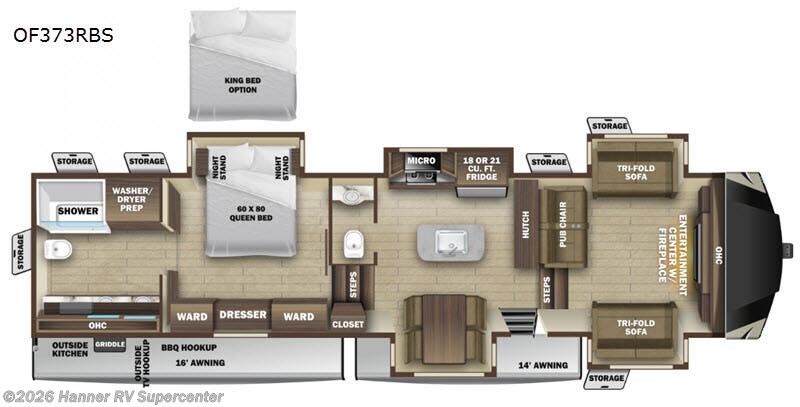 Used 2020 Highland Ridge Open Range OF373RBS available in Baird, Texas