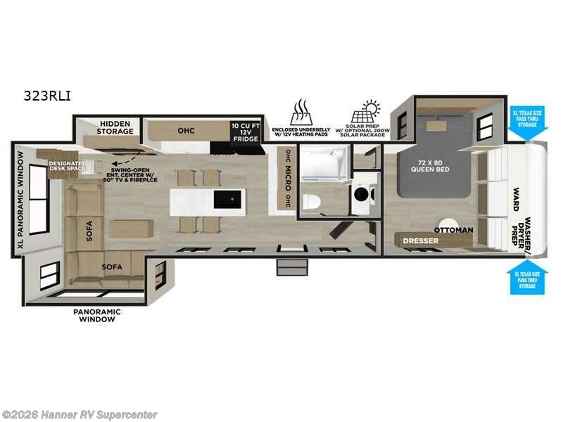New 2027 Forest River Wildwood Heritage Glen 323RLI available in Baird, Texas