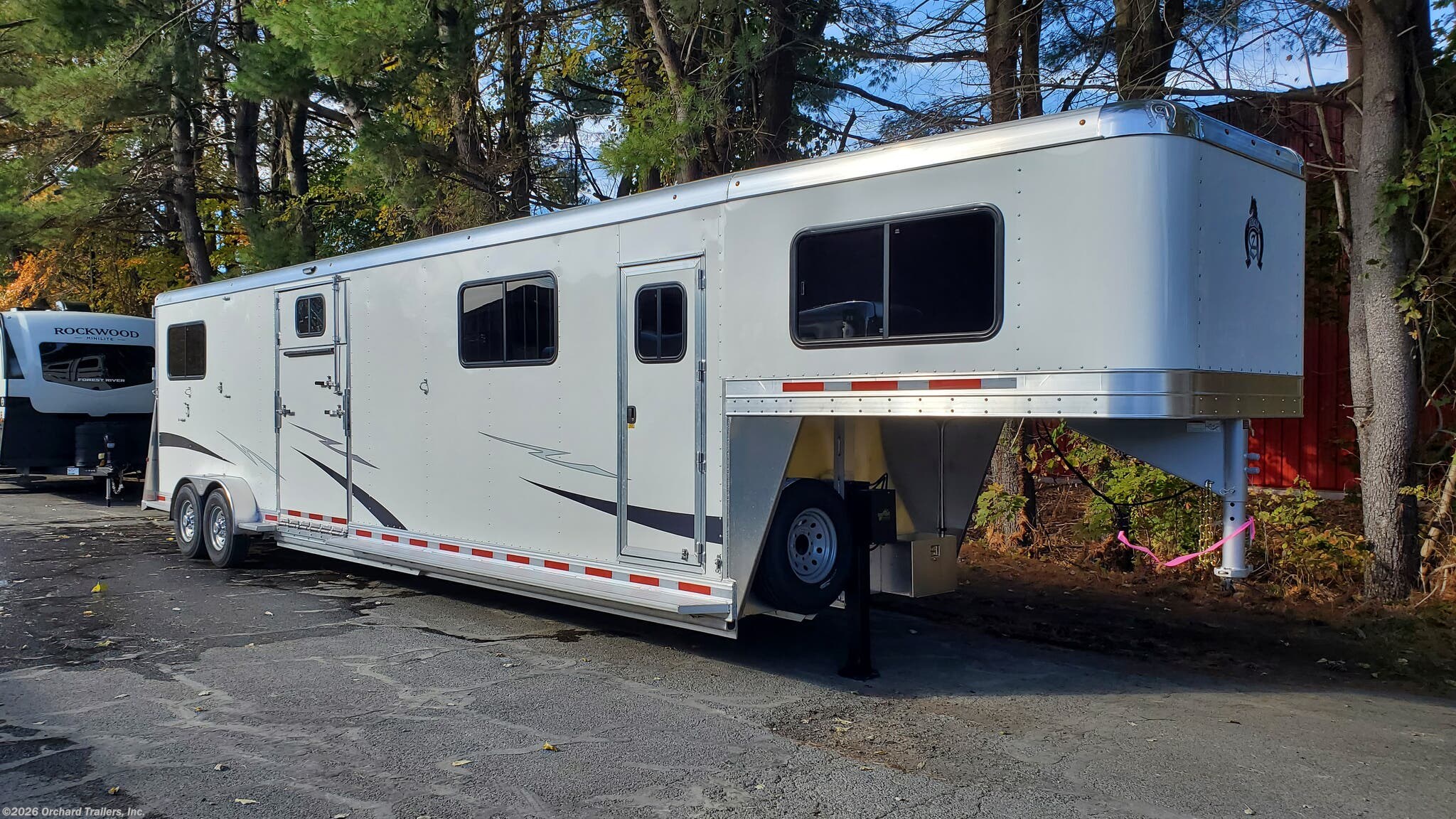 New 2026 Adam Trailers  Custom Coach 4-Horse Head to Head available in Whately, Massachusetts
