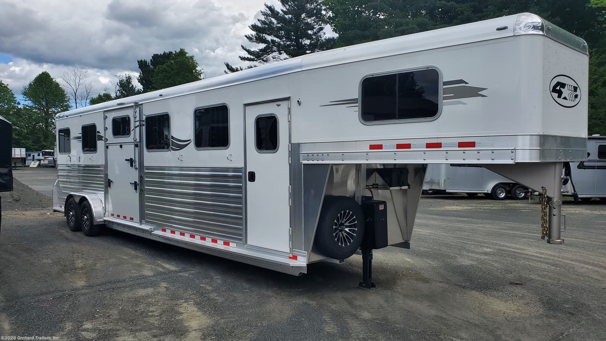 New 2027 4-Star Trailers  4-Horse Head-to-Head available in Whately, Massachusetts