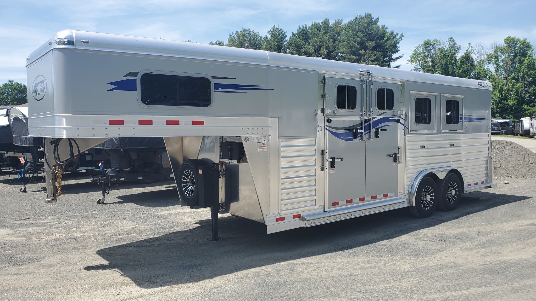 New 2027 4-Star Trailers  4-Horse Slant-Load with Side Ramp available in Whately, Massachusetts