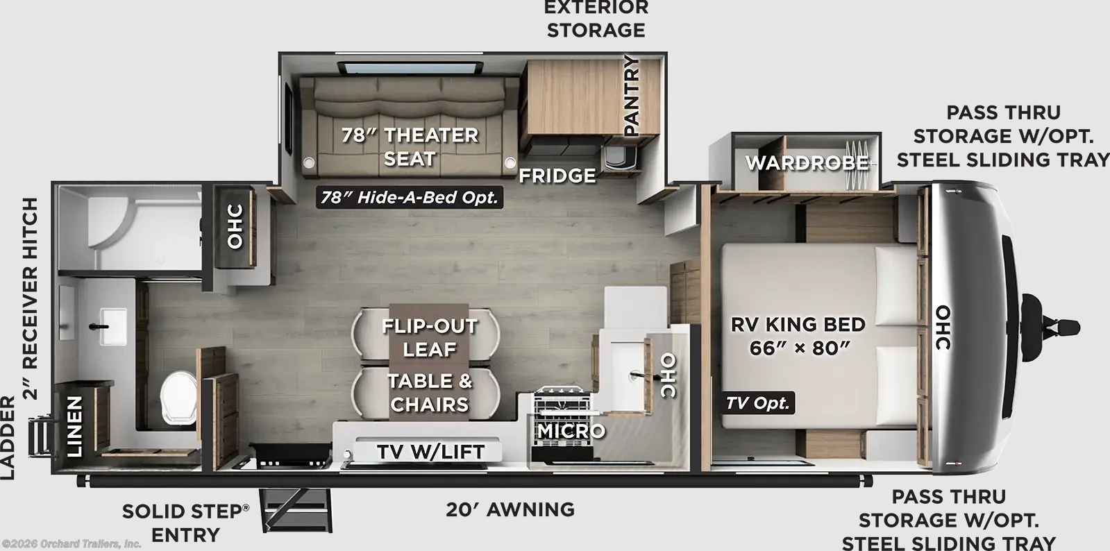 New 2027 Forest River Rockwood Ultra Lite 2621FB available in Whately, Massachusetts