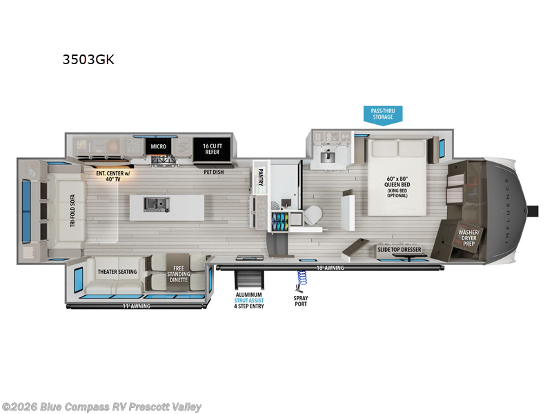 New 2025 Grand Design Influence 3503GK available in Prescott Valley, Arizona